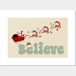 Believe - Christmas Posters and Art